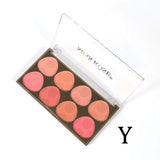 8 Colour Blush On Palette (016)