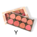 8 Colour Blush On Palette (016)