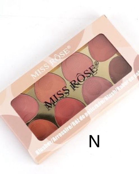 8 Colour Blush On Palette (016)