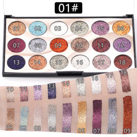18 Colour Glitter Eyeshadow Palette