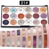 18 Colour Glitter Eyeshadow Palette