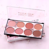 8 Colour Blush On Palette (076)