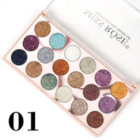 18 Colour Mini Glitter Eyeshadow Palette (019)