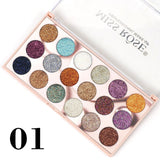 18 Colour Mini Glitter Eyeshadow Palette (019)