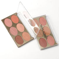 6 Colour Blush On Palette (017)